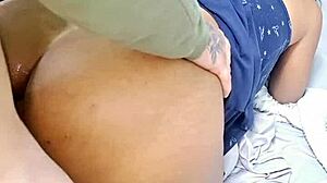 Ebony Teen Prostitute Bends Over For Anal Sex And Gaping On Christmas Day