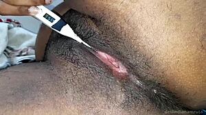 Indian Cute Lady Falls Sick, Dewar Strips Dress, Checks Pussy and Anal Temperature