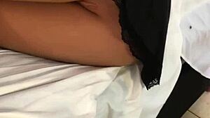 hot student gives intense deep blowjob while using sex toy for anal pleasure and assfucking fun