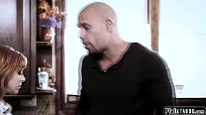 Guy on Plaintaboo.com gets tied up and watches his girl with another man