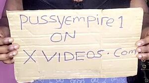 Chubby girl with big tits and shaved pussy enjoys casual fun