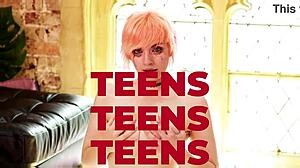 Naughty Teen Ellie Has Clothes Ripped, Cunt Teased in First Orgasm Denial Lesson