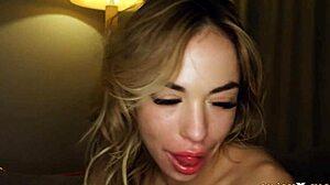 Two beautiful petite 18+ towheaded lezzies SHOW THEIR MAGIC with vibro for numerous ORGASMS