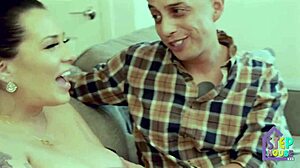 Mature Step Mom Fucks Her Step Son In The Kitchen With Muff Diving And Licking