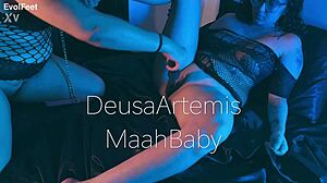 Your Lips Exist Only To Kiss My Latina Feet While Sucking My Big Natural Tits