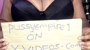 Chubby girl with big tits and shaved pussy enjoys casual fun