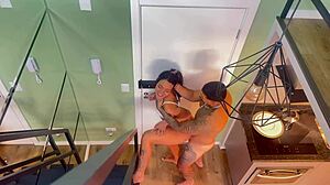 Novinha shares how getting high makes her climax harder on a thick rod