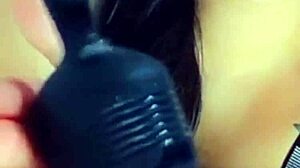 Latina squirts in dildo orgasm.