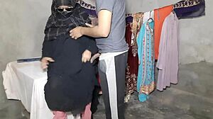 Indian shop owner drilling customer's tight ass in doggystyle session