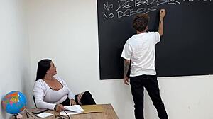 i fucked and creampied my hot teacher in the classroom
