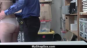 Violet Rain Taken To Maintenance Room After Being Suspected Of Shoplifting In Store - Myshopsex