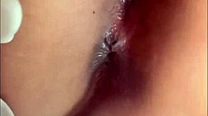 Real orgasm from wet pussy masturbation and assfucking