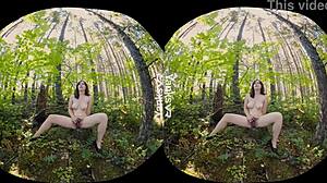 Busty Raven Snow Masturbates Outdoors In Softcore Scene