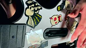 Cute bitch gently fingers tight vagina with vibrator on camera!