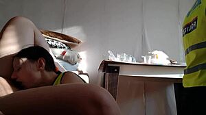 hey, check out this hot police lesbian threesome with muff diving and cum in mouth 😏👅