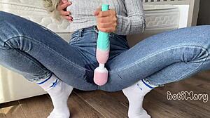 she lose challenge try not to cum squirt three times