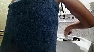 Latina Stepsister Helps With Masturbation In Bedroom