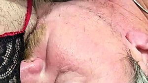 subtly licking that chubby bbw's juicy wet pussy in delight