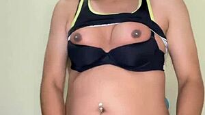 Athletic Transsexual With Rich Breasts