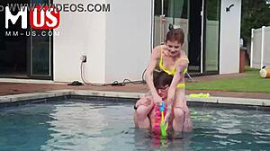 Jerkaoke summertime orgy with Madison Morgan.