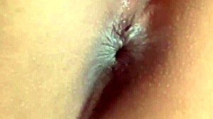 Real orgasm from wet pussy masturbation and assfucking