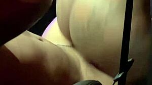 ebony slut gets facial in cls 500!