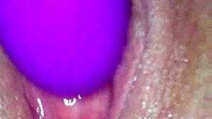 wet lesbian wife masturbates passionately