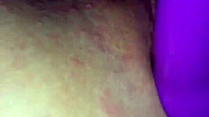 wet lesbian wife masturbates passionately