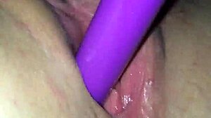 wet lesbian wife masturbates passionately