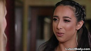 Lesbian Teacher Surprises Student In Massage Shop With Fingering And Masturbation - Ryan Keely Kiarra Kai