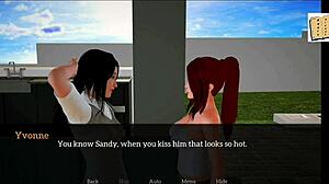 my new family 40 with redhead and brunette amateurs at home