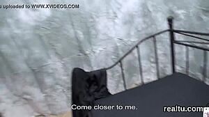 Adorable czech teen gets seduced in the mall, receives anal and blowjob in pov group scene.