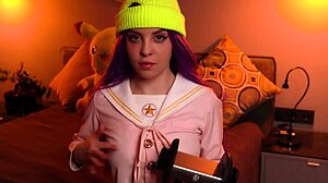 Moona shares a relaxing ear licking session in casual asmr style