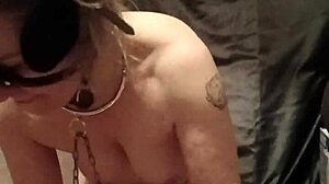 Humiliated Ponygirl Slave Masturbates Bound and Ripped