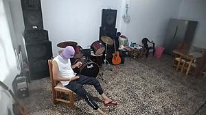 My best friend waits for me to leave, then masturbates to big cock in the music room