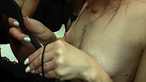 Depraved Friend Drags Me Into Fitting Room Shower Bra Bathing Fetish Caught Mature Milf