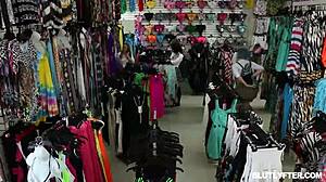 Redhead Slut Steals Panties, Faces Officer Punishment