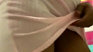 ebony babe strip tease with juicy virgin pussy