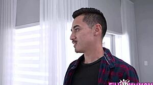 Stepmom and Realtor in Wild Threesome with Muff Diving