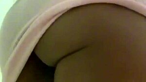 ebony babe strip tease with juicy virgin pussy