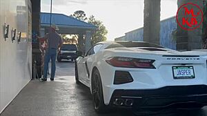 kora bell angel minx and duchess coco meet jasper woodcock at public carwash