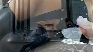 i fucked the slutty mistress in latex with heels and stockings