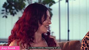 jeny smith teases stranger with her anal video reaction