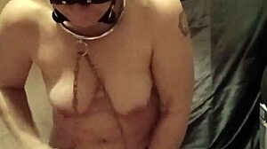 Humiliated Ponygirl Slave Masturbates Bound and Ripped