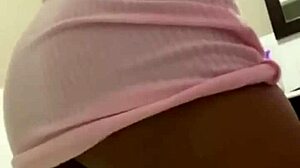 ebony babe strip tease with juicy virgin pussy