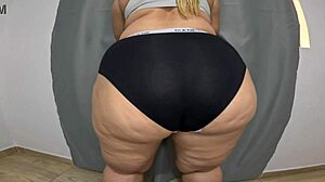 hey, wanna watch me shake my fat ass while showing off my huge pussy lips?