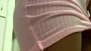 ebony babe strip tease with juicy virgin pussy