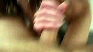 naudia undresses and gives horny handie pov