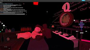 Blonde Woman Experiences Rough Encounter with Big Black Cock in Virtual Studio