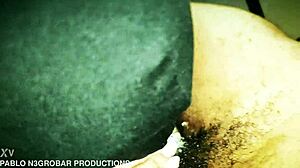 Masked latina deepthroat